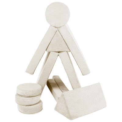 Wielofunkcyjna sofa modułowa dla dziecka i klocki piankowe w jednym